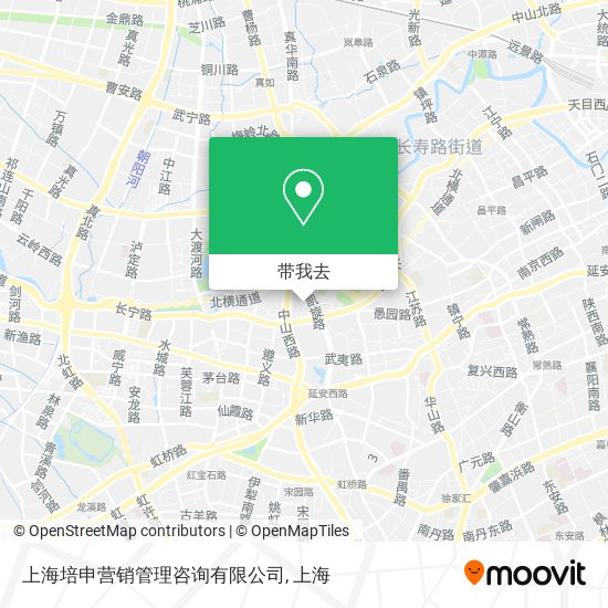 上海培申营销管理咨询有限公司地图