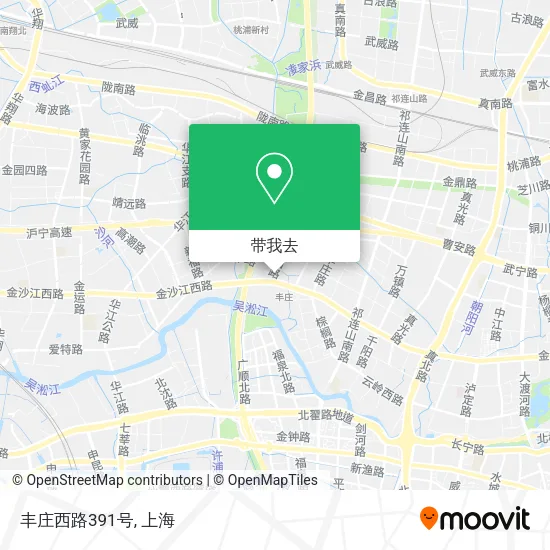 丰庄西路391号地图