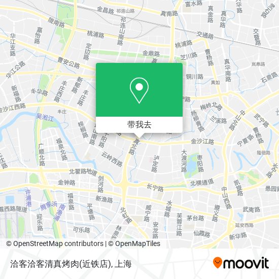 洽客洽客清真烤肉(近铁店)地图