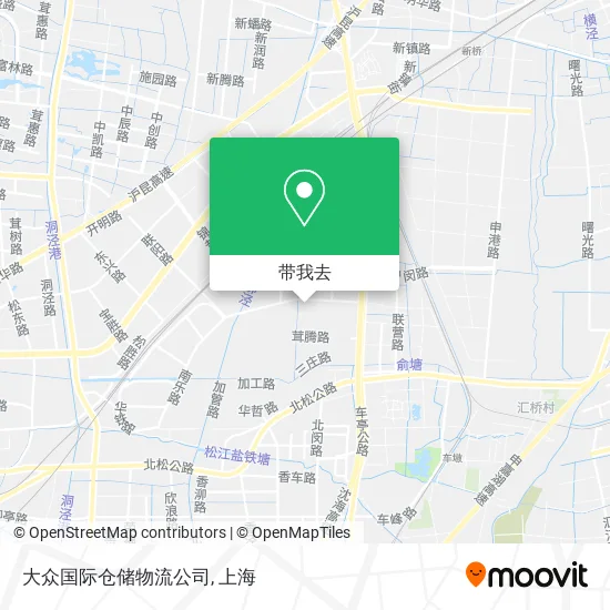 大众国际仓储物流公司地图