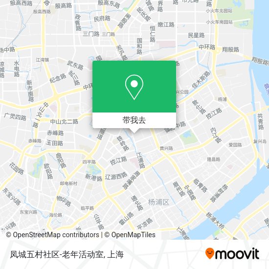 凤城五村社区-老年活动室地图