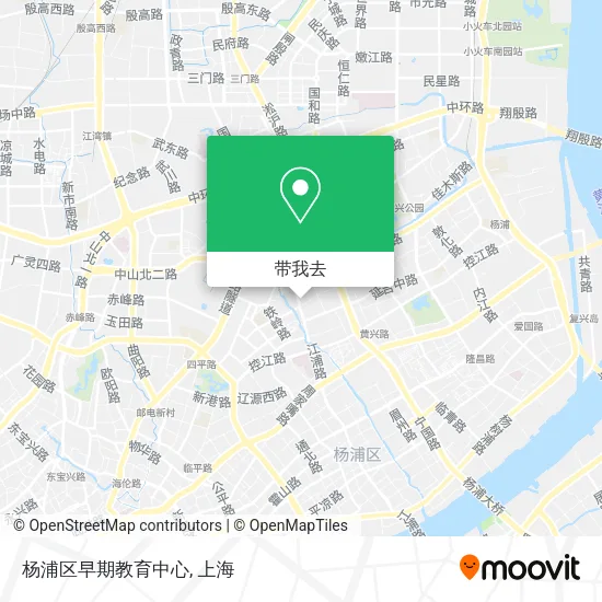 杨浦区早期教育中心地图