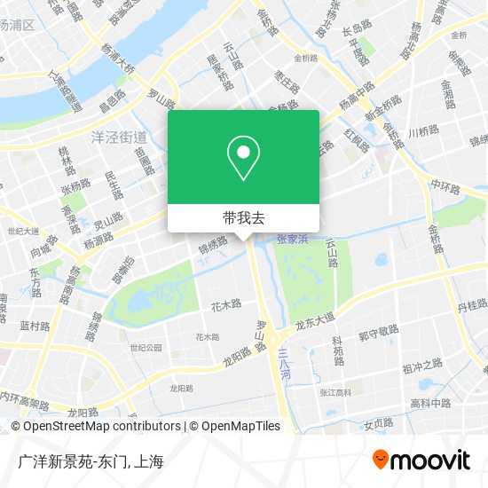 广洋新景苑-东门地图