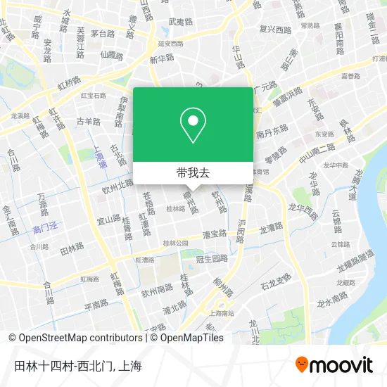 田林十四村-西北门地图