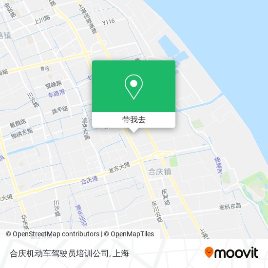 合庆机动车驾驶员培训公司地图