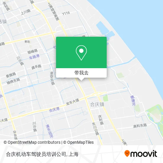 合庆机动车驾驶员培训公司地图