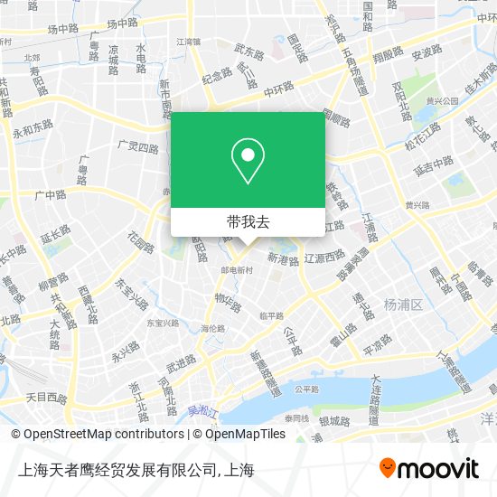 上海天者鹰经贸发展有限公司地图