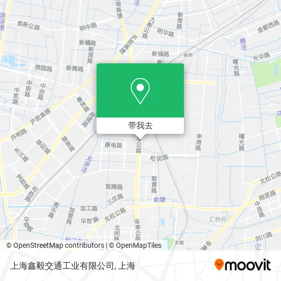 上海鑫毅交通工业有限公司地图