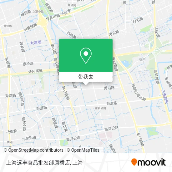 上海远丰食品批发部康桥店地图
