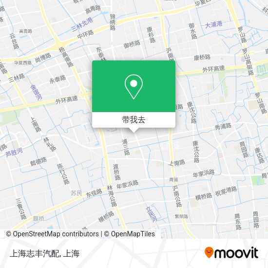 上海志丰汽配地图