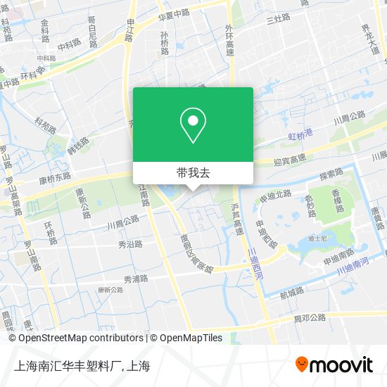 上海南汇华丰塑料厂地图