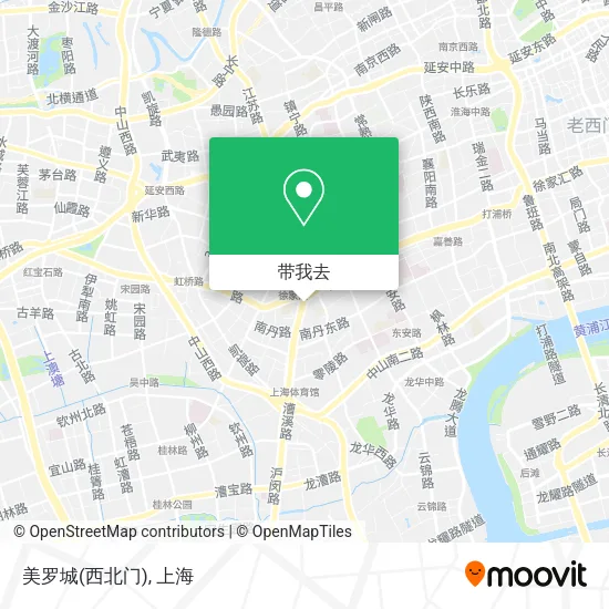 美罗城(西北门)地图