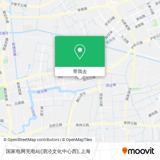 国家电网充电站(泗泾文化中心西)地图