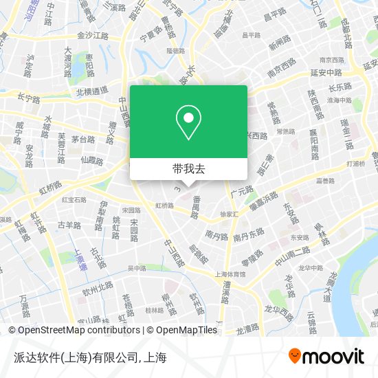 派达软件(上海)有限公司地图