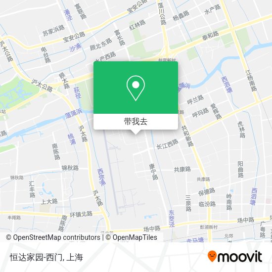 恒达家园-西门地图