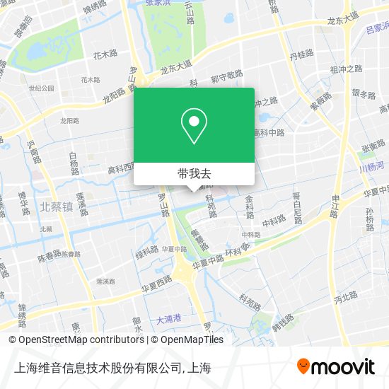 上海维音信息技术股份有限公司地图