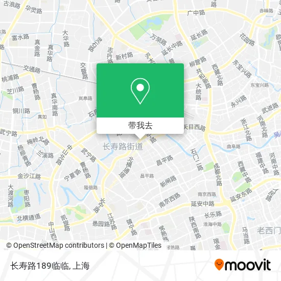 长寿路189临临地图