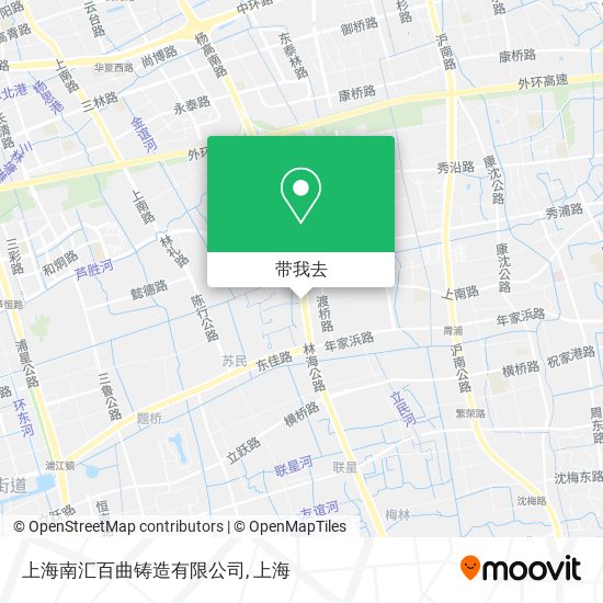 上海南汇百曲铸造有限公司地图