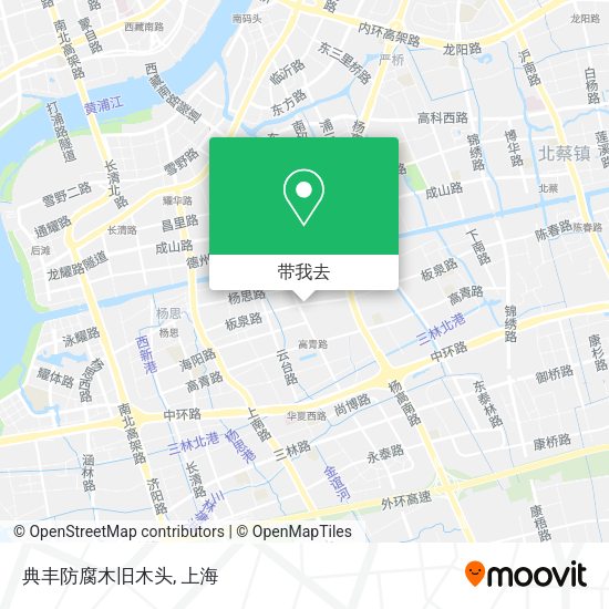 典丰防腐木旧木头地图