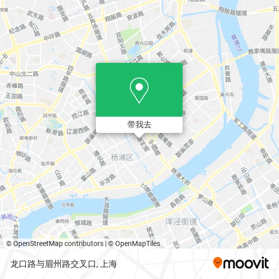 龙口路与眉州路交叉口地图