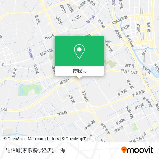 迪信通(家乐福徐泾店)地图