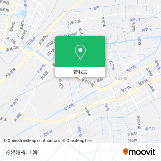 徐泾港桥地图