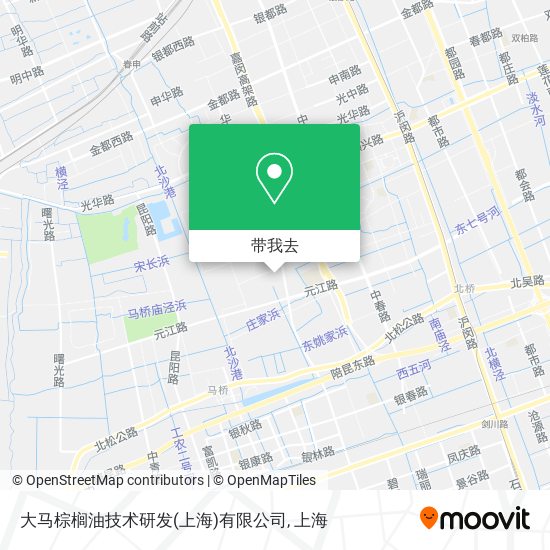 大马棕榈油技术研发(上海)有限公司地图