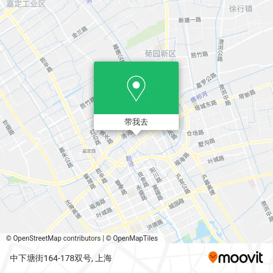 中下塘街164-178双号地图