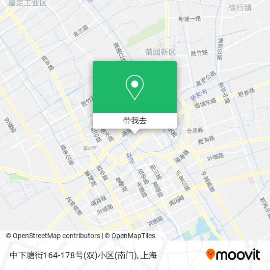 中下塘街164-178号(双)小区(南门)地图