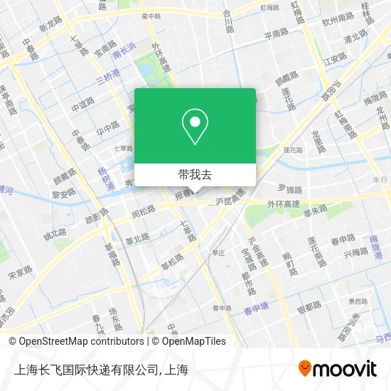 上海长飞国际快递有限公司地图