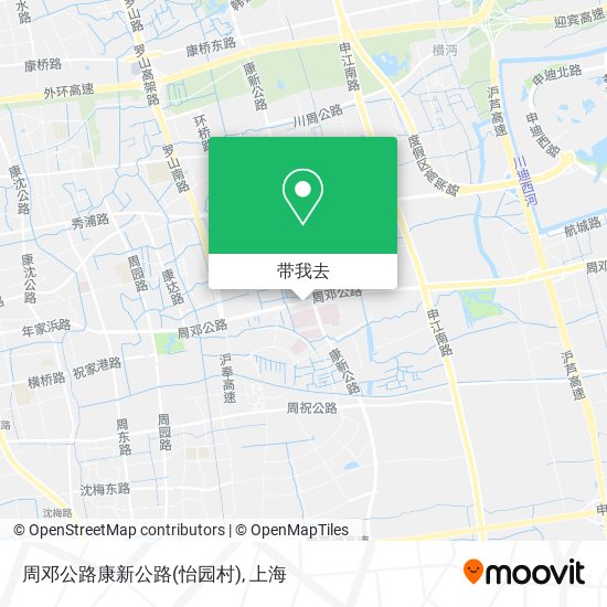 周邓公路康新公路(怡园村)地图
