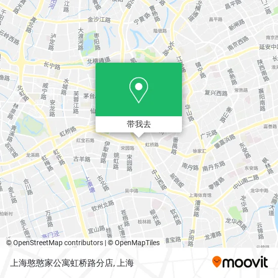 上海憨憨家公寓虹桥路分店地图