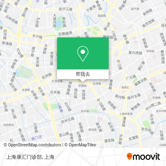 上海康汇门诊部地图