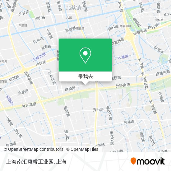 上海南汇康桥工业园地图