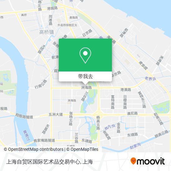 上海自贸区国际艺术品交易中心地图