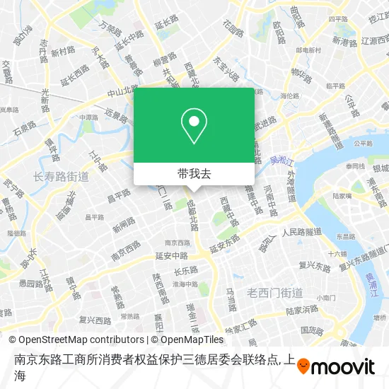 南京东路工商所消费者权益保护三德居委会联络点地图