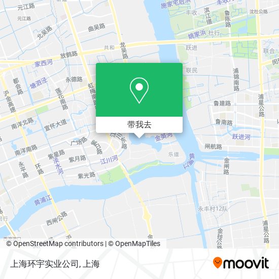 上海环宇实业公司地图