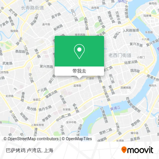 巴萨烤鸡 卢湾店地图