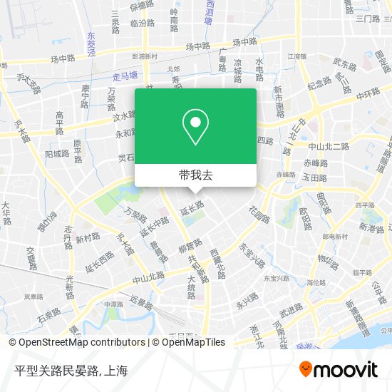 平型关路民晏路地图