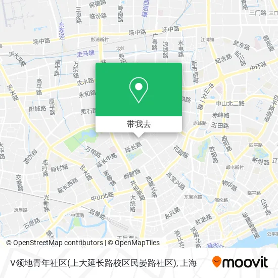 V领地青年社区(上大延长路校区民晏路社区)地图