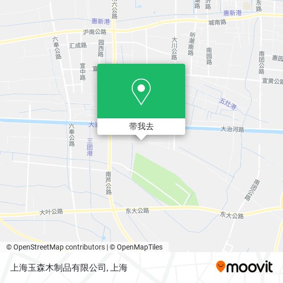上海玉森木制品有限公司地图