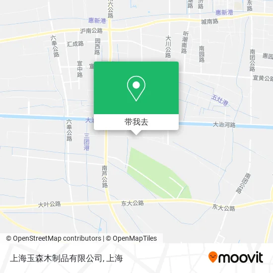 上海玉森木制品有限公司地图