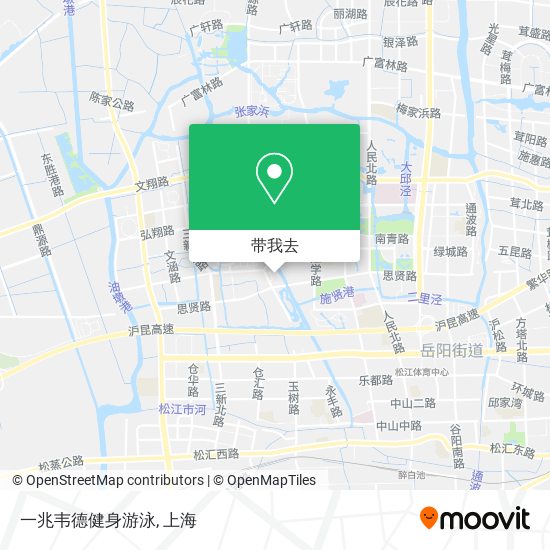 一兆韦德健身游泳地图