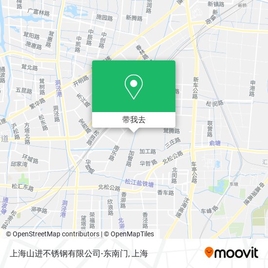 上海山进不锈钢有限公司-东南门地图