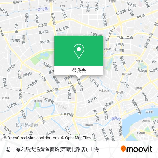 老上海名品大汤黄鱼面馆(西藏北路店)地图