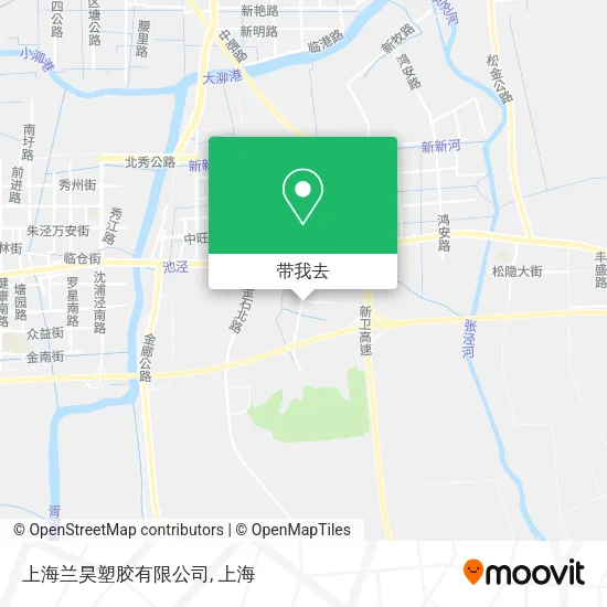 上海兰昊塑胶有限公司地图
