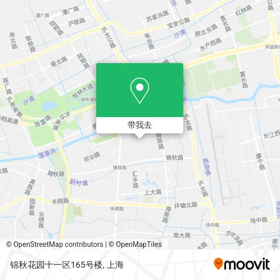 锦秋花园十一区165号楼地图