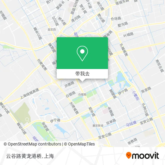 云谷路黄龙港桥地图