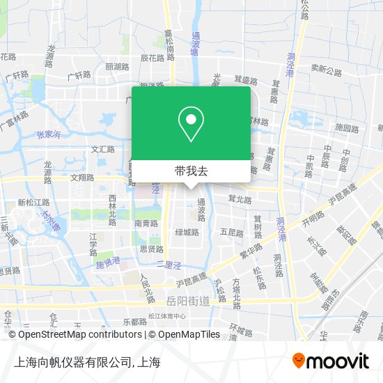 上海向帆仪器有限公司地图