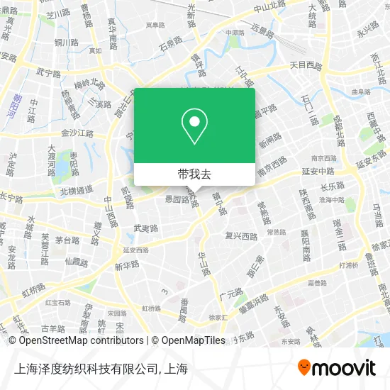 上海泽度纺织科技有限公司地图